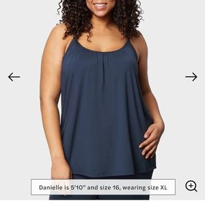 Built in bra tank top